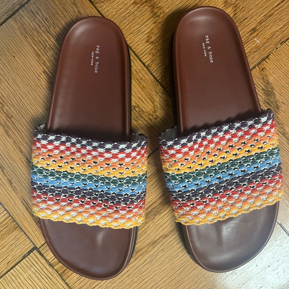 Rag & Bone Bailey Slide - Recycled Cotton Size 10 - Picture 1 of 3